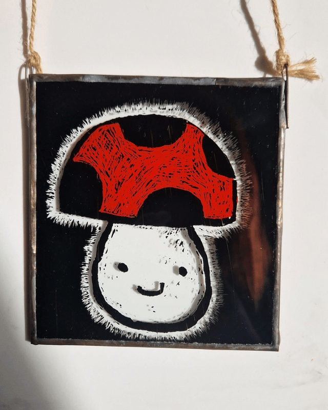 Mushdude Suncatcher 