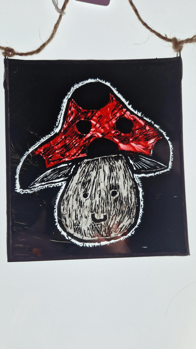 Mushdude Suncatcher 