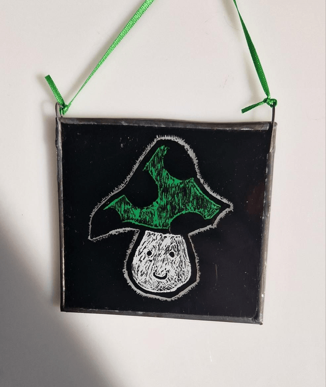 Mushdude Suncatcher 