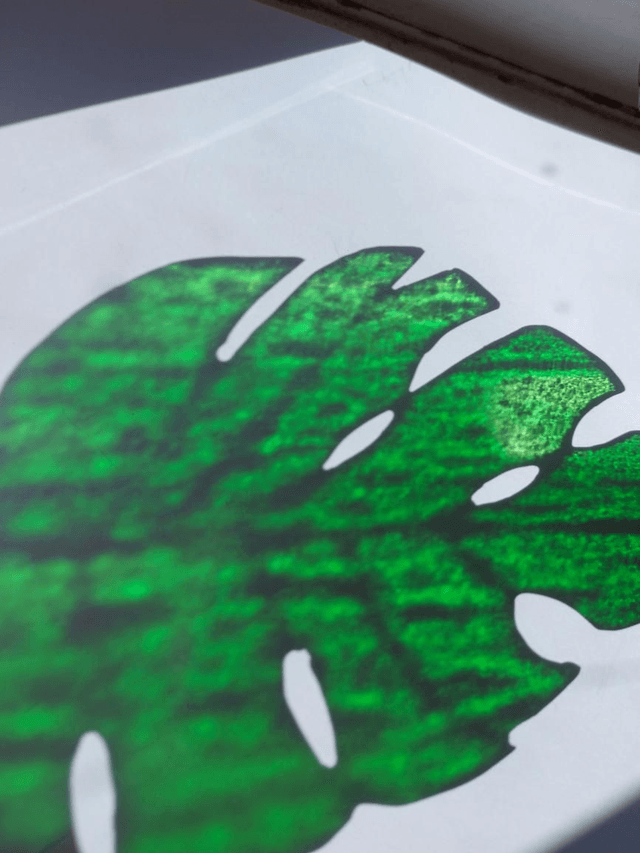 Monstera Leaf Suncatcher 