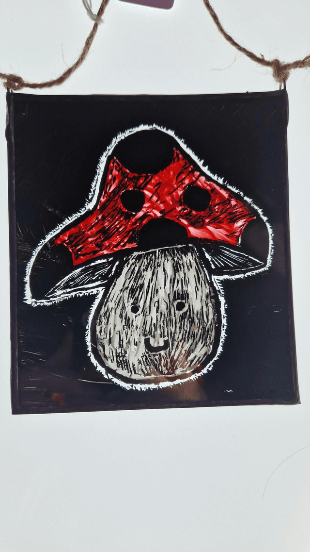 Mushdude Suncatcher 